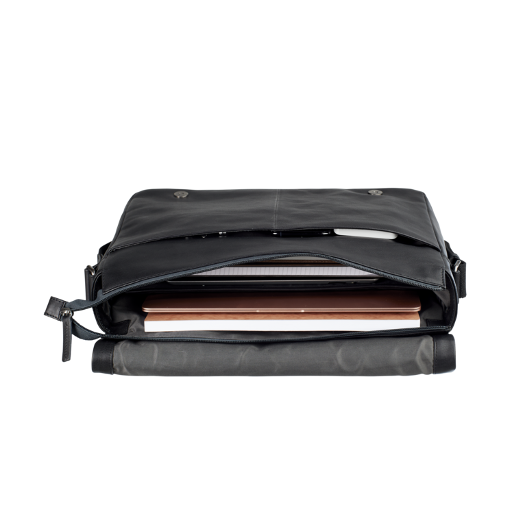 Leonhard Heyden Hamburg Umhängetasche L Schwarz