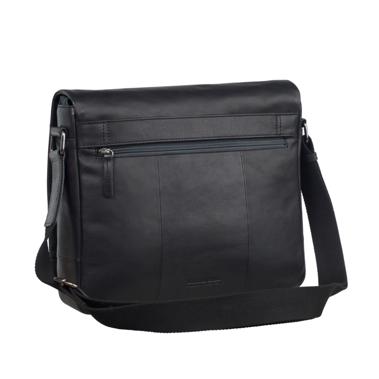 Leonhard Heyden Hamburg Umhängetasche M Schwarz