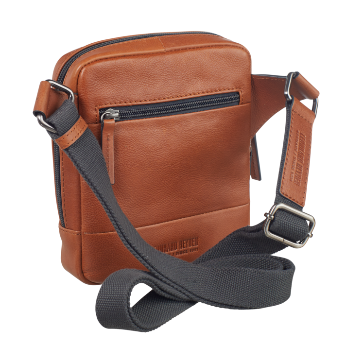Leonhard Heyden Hamburg Umhängetasche XS Cognac