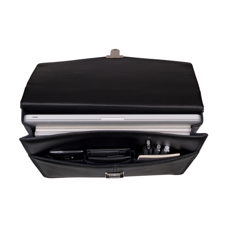 Leonhard Heyden Hannover Aktenmappe 1 Fach Schwarz