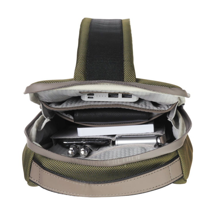 Leonhard Heyden Helsinki Crossbag Oliv