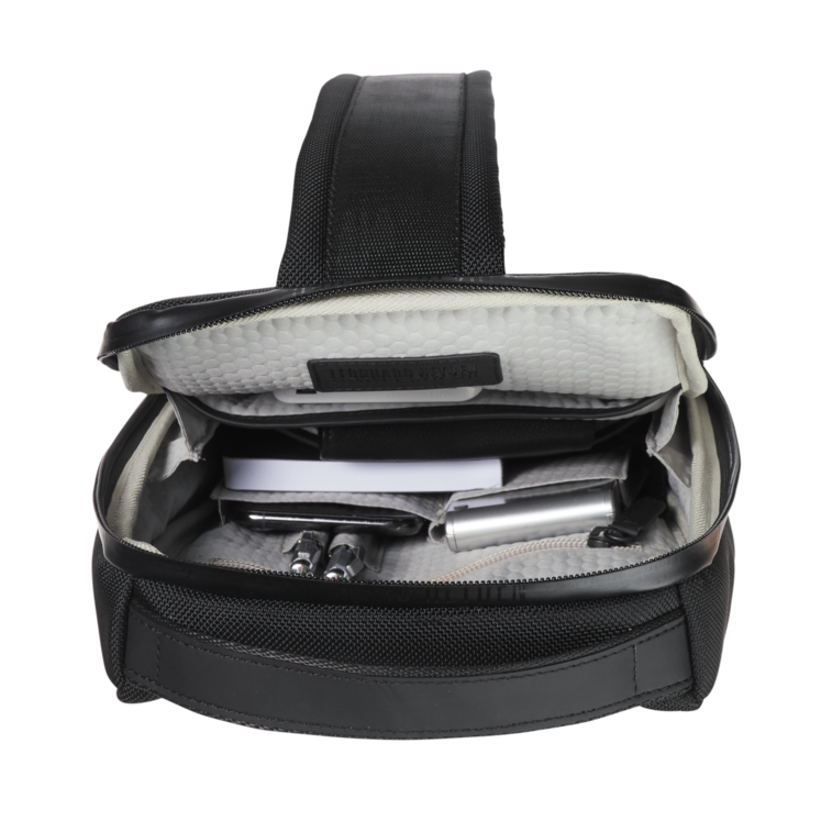 Leonhard Heyden Helsinki Crossbag Schwarz