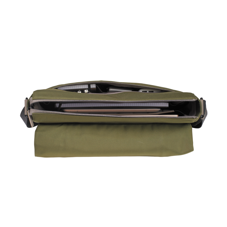 Leonhard Heyden Helsinki Umhängetasche L Oliv