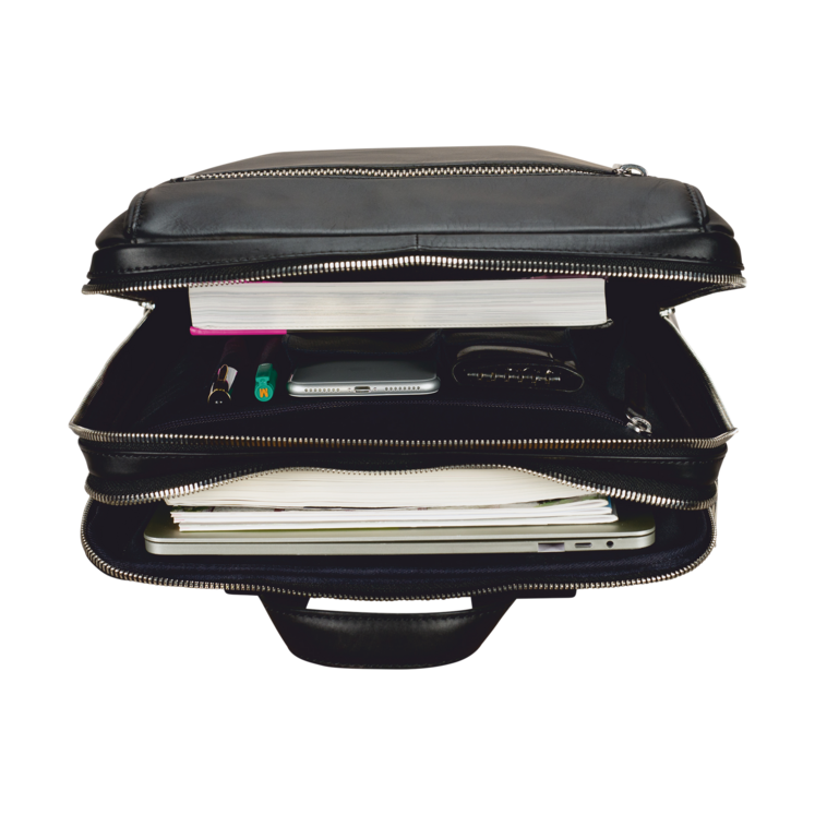 Leonhard Heyden Montreal Business-Rucksack Schwarz