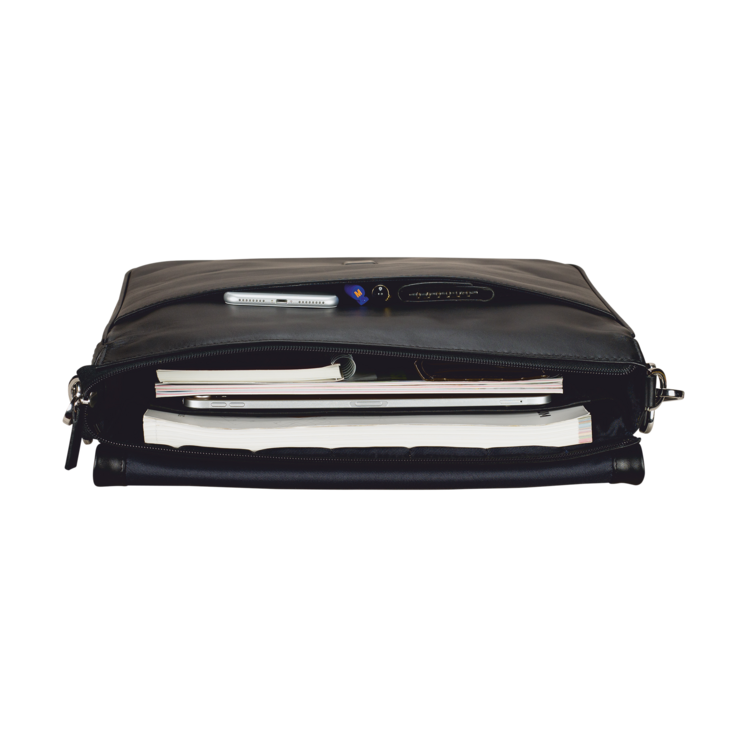 Leonhard Heyden Montreal Umhängetasche M Schwarz