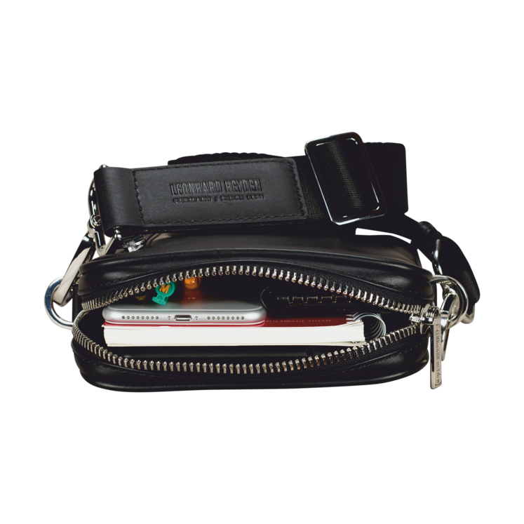 Leonhard Heyden Montreal Umhängetasche XXS Schwarz