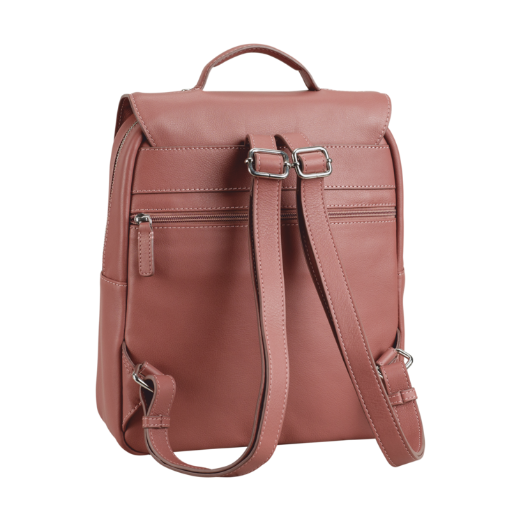 Leonhard Heyden Nizza City-Rucksack Altrosa