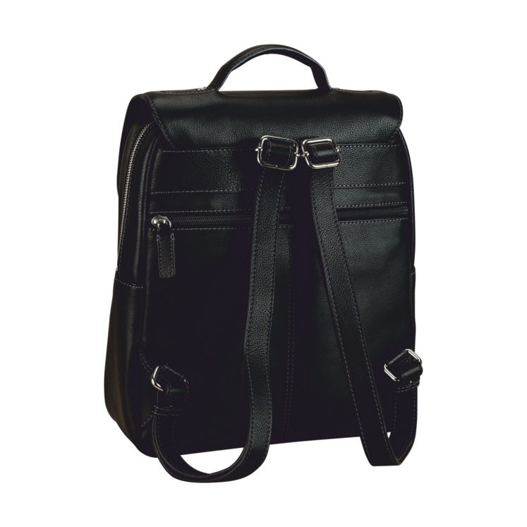 Leonhard Heyden Nizza City-Rucksack Schwarz