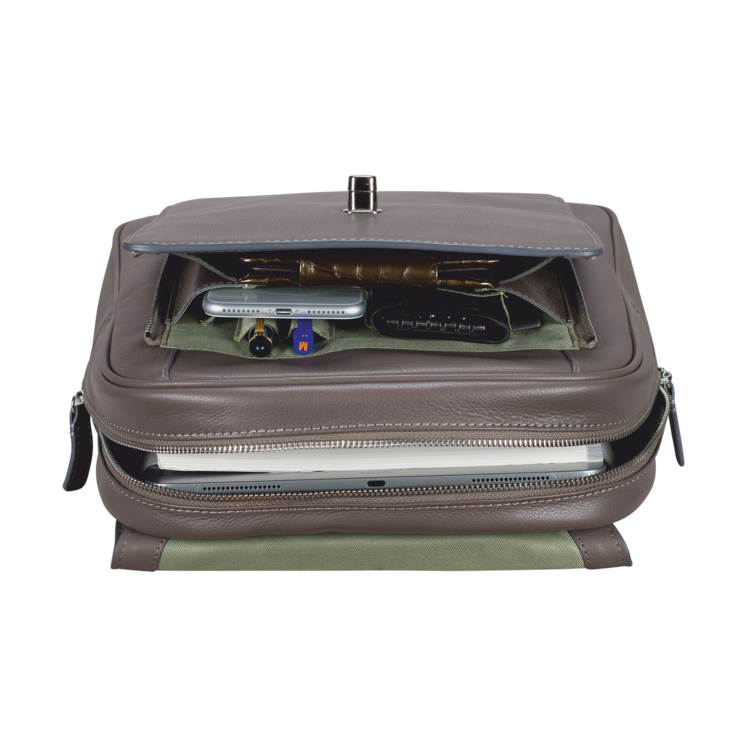 Leonhard Heyden Nizza City-Rucksack Taupe