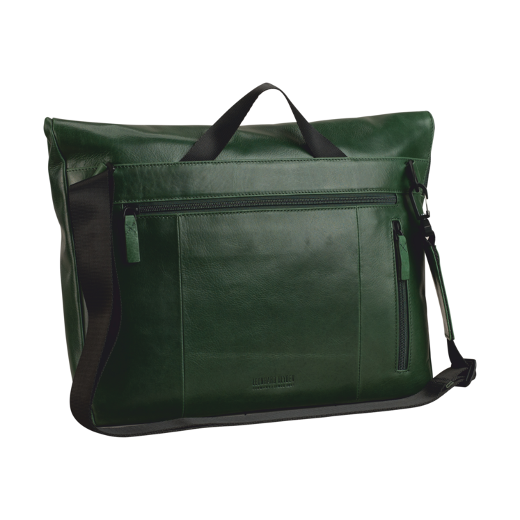 Leonhard Heyden Porto Umhängetasche L Flaschengrün