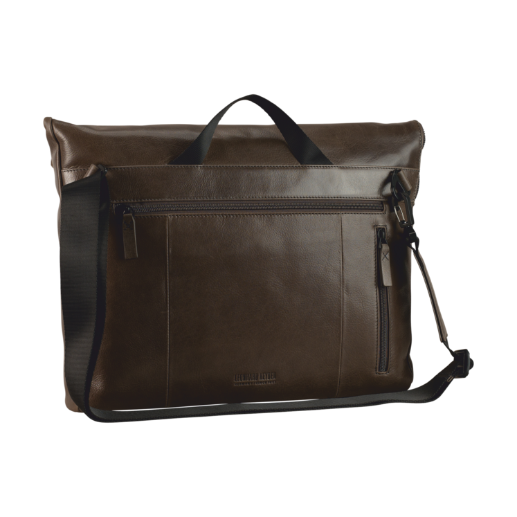 Leonhard Heyden Porto Umhängetasche L Graubraun