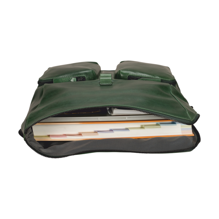 Leonhard Heyden Porto Umhängetasche M Flaschengrün