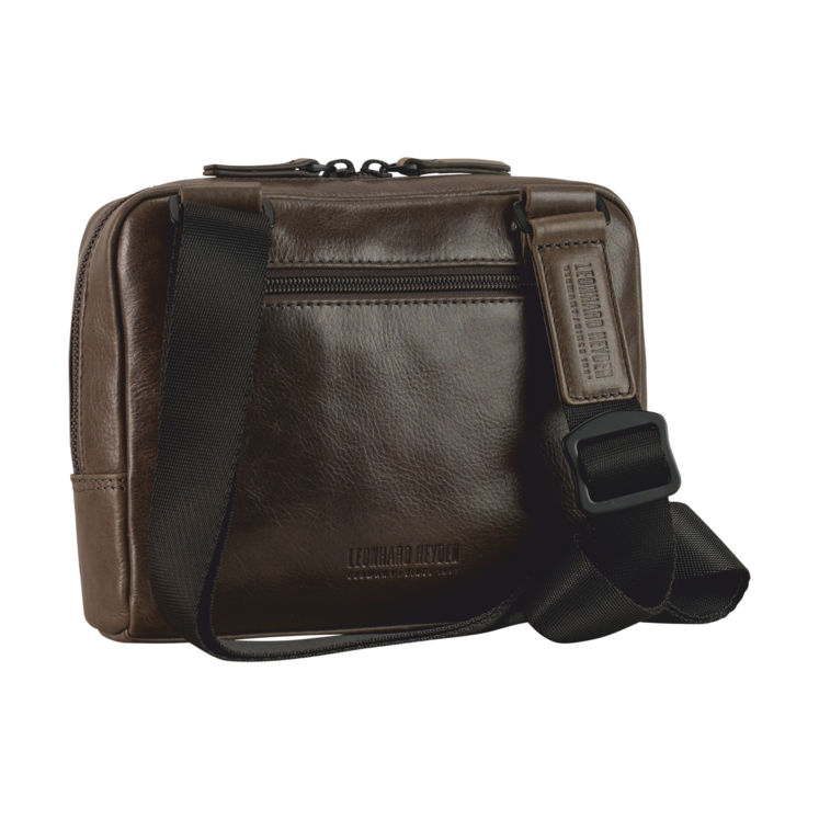 Leonhard Heyden Porto Umhängetasche XS Graubraun