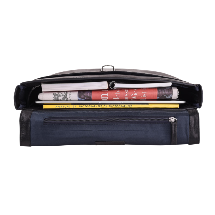 Leonhard Heyden Roma Aktenmappe 1 Fach Schwarz