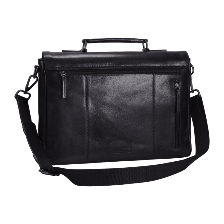 Leonhard Heyden Roma Aktenmappe 2 Fächer Schwarz