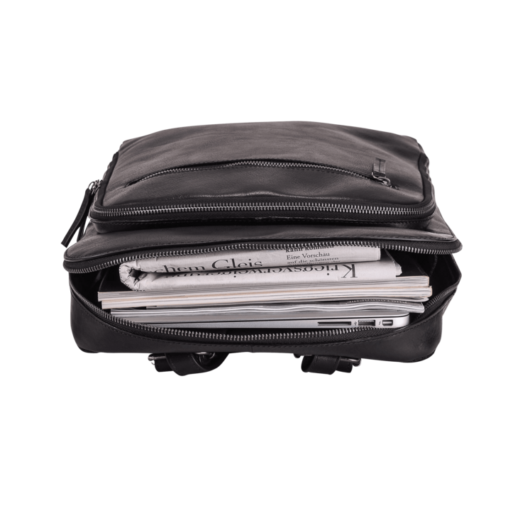 Leonhard Heyden Roma Business-Rucksack Schwarz