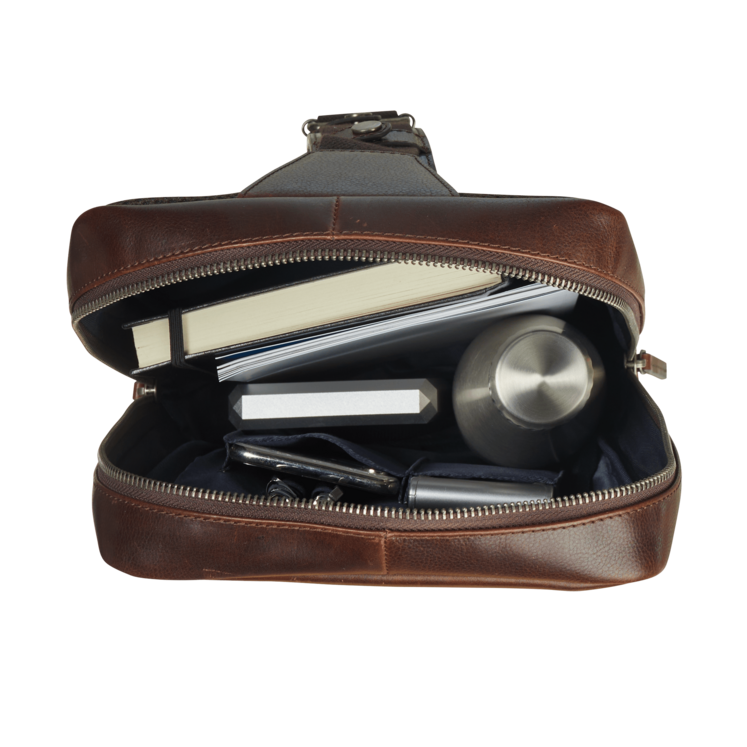 Leonhard Heyden Roma Crossbag Braun