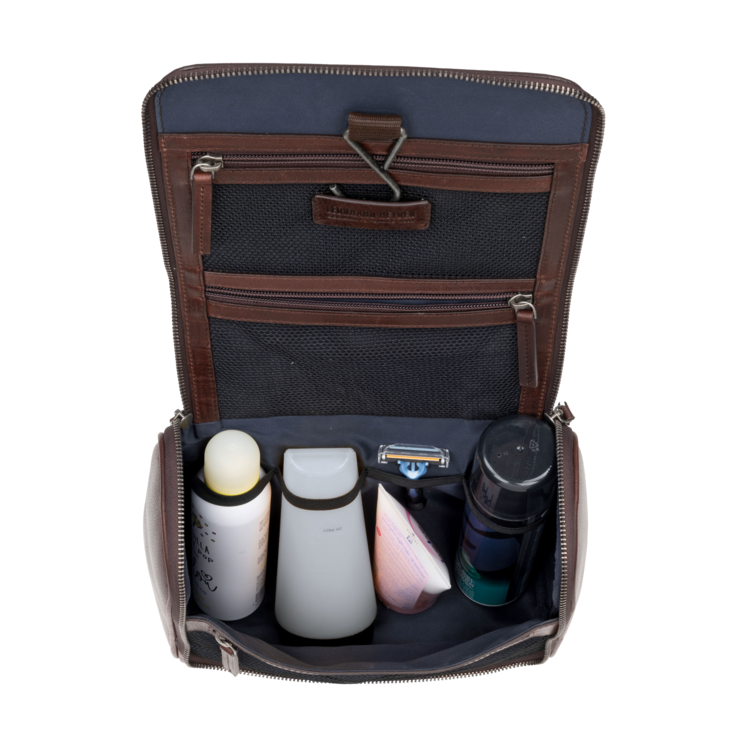 Leonhard Heyden Roma Kulturbeutel Braun