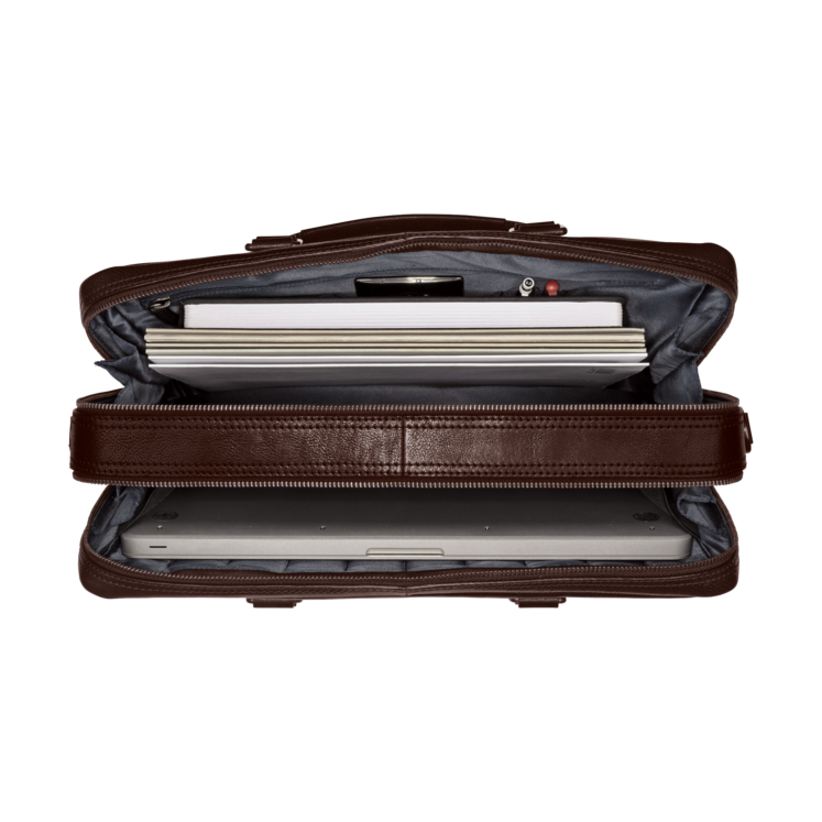 Leonhard Heyden Roma RV-Aktenmappe 2 Fächer Braun