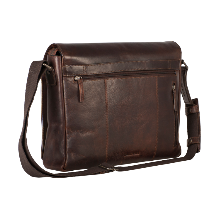 Leonhard Heyden Roma Umhängetasche L Braun