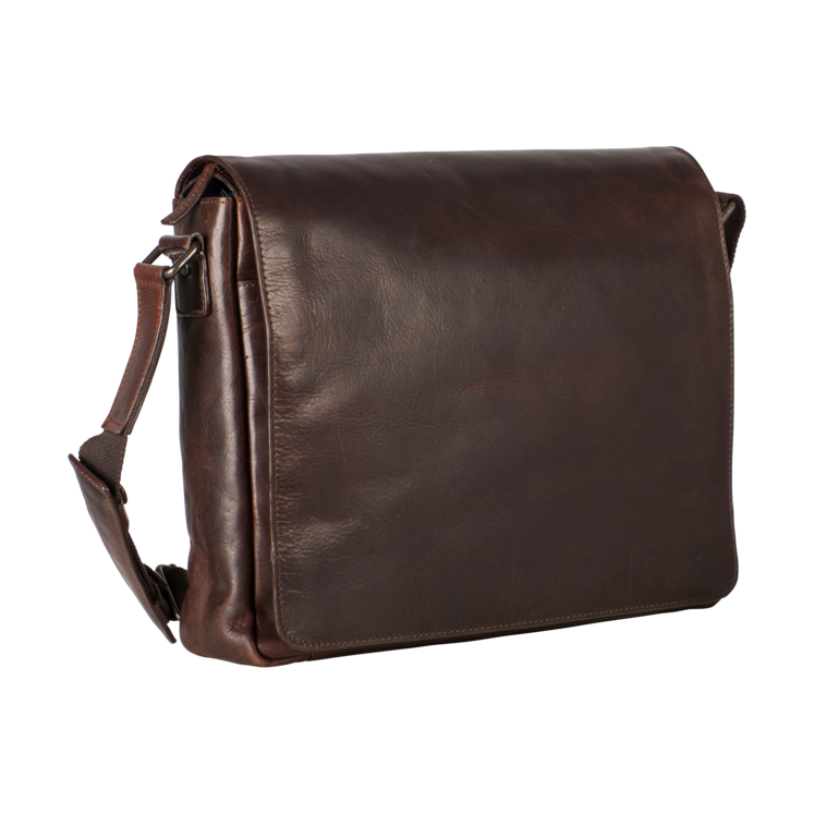 Leonhard Heyden Roma Umhängetasche L Braun