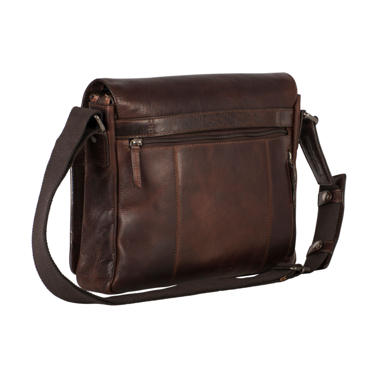 Leonhard Heyden Roma Umhängetasche M Braun