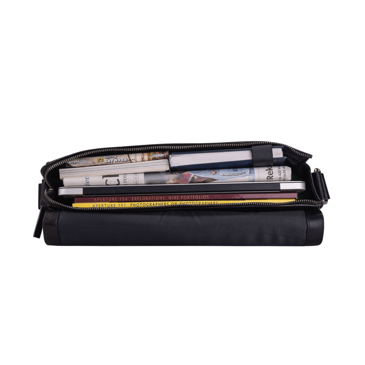 Leonhard Heyden Roma Umhängetasche M Schwarz