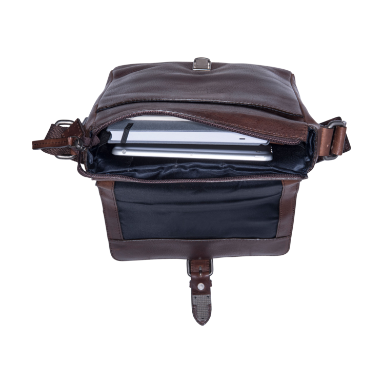 Leonhard Heyden Roma Umhängetasche S Braun