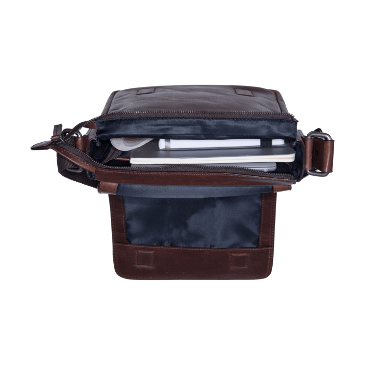 Leonhard Heyden Roma Umhängetasche S Braun