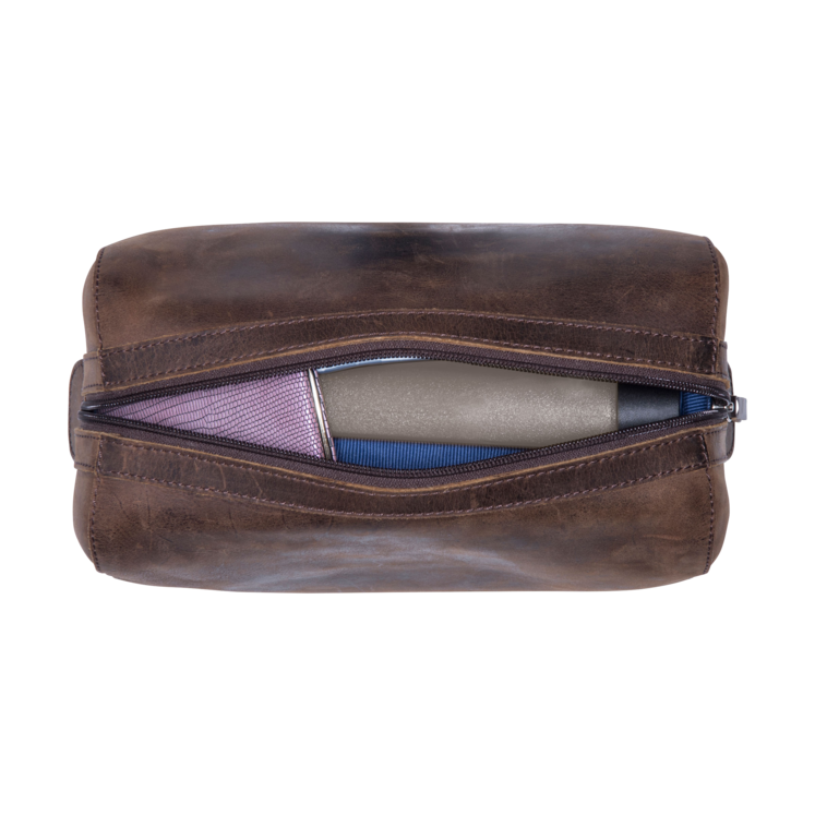 Leonhard Heyden Salisbury Kulturbeutel Braun