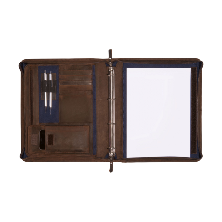 Leonhard Heyden Salisbury Schreibmappe Braun