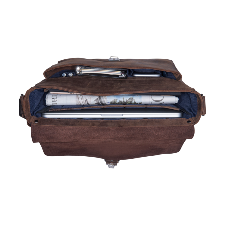 Leonhard Heyden Salisbury Umhängetasche M Braun