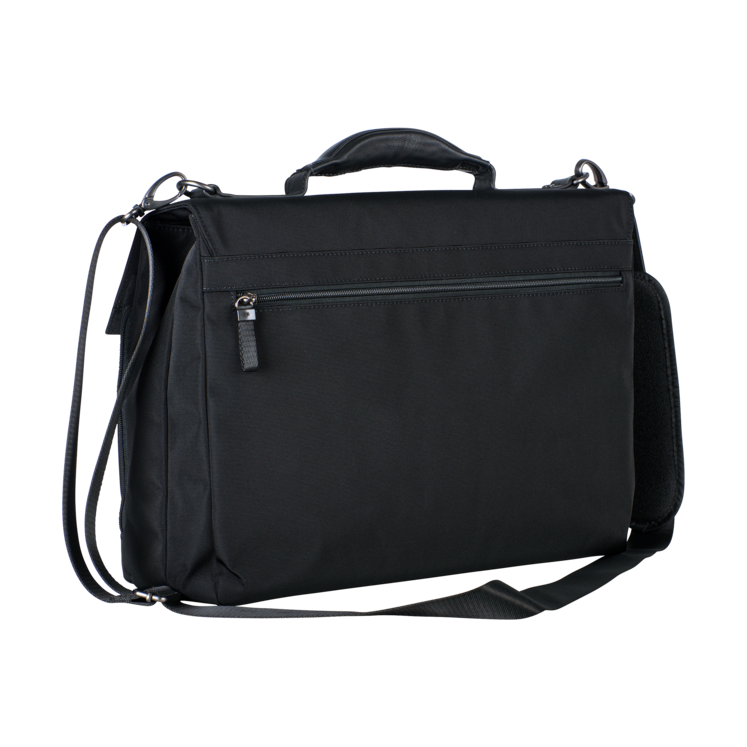 Leonhard Heyden Soho Aktenmappe 2 Fächer Schwarz