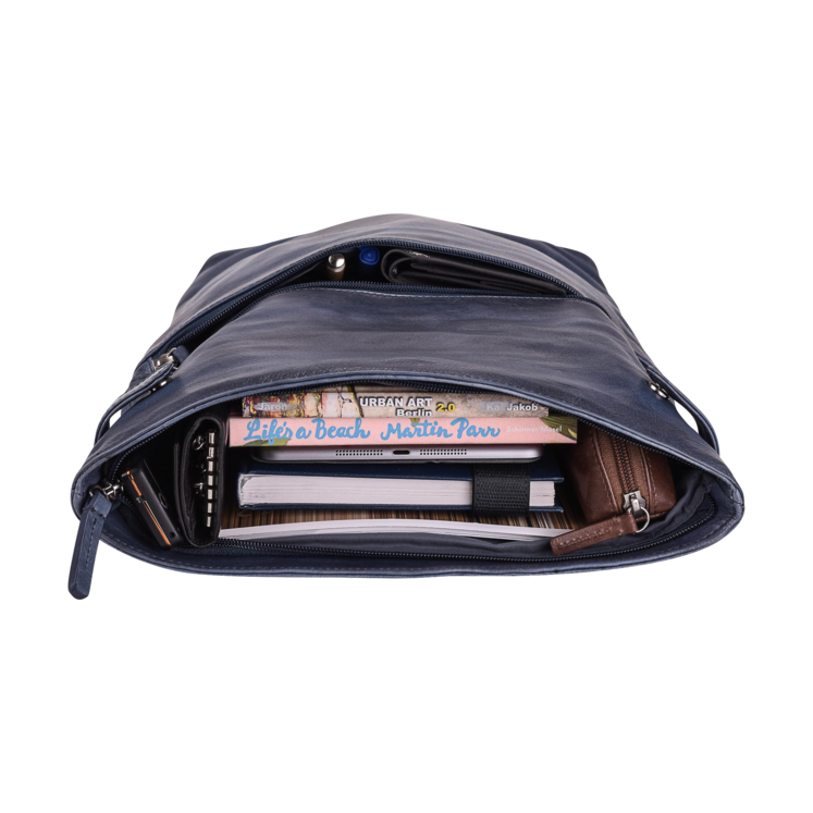 Leonhard Heyden Stockholm Cityrucksack Blau