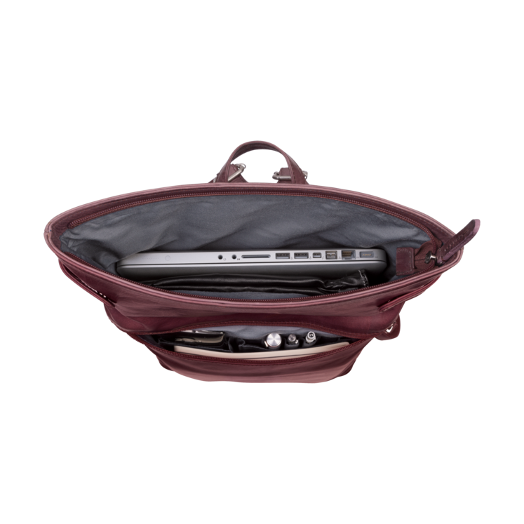 Leonhard Heyden Stockholm Cityrucksack Brombeer