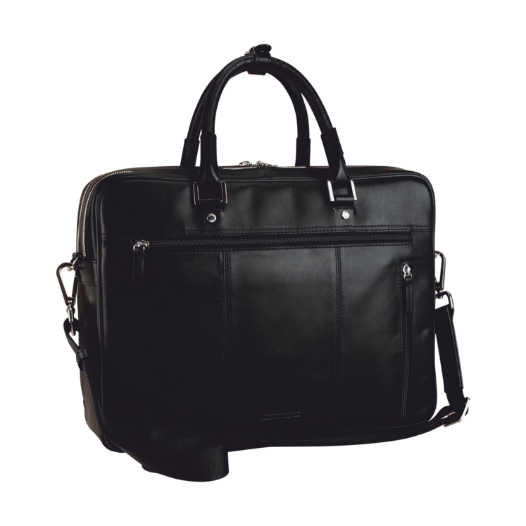 Leonhard Heyden Montreal RV-Aktenmappe 2 Fächer Schwarz