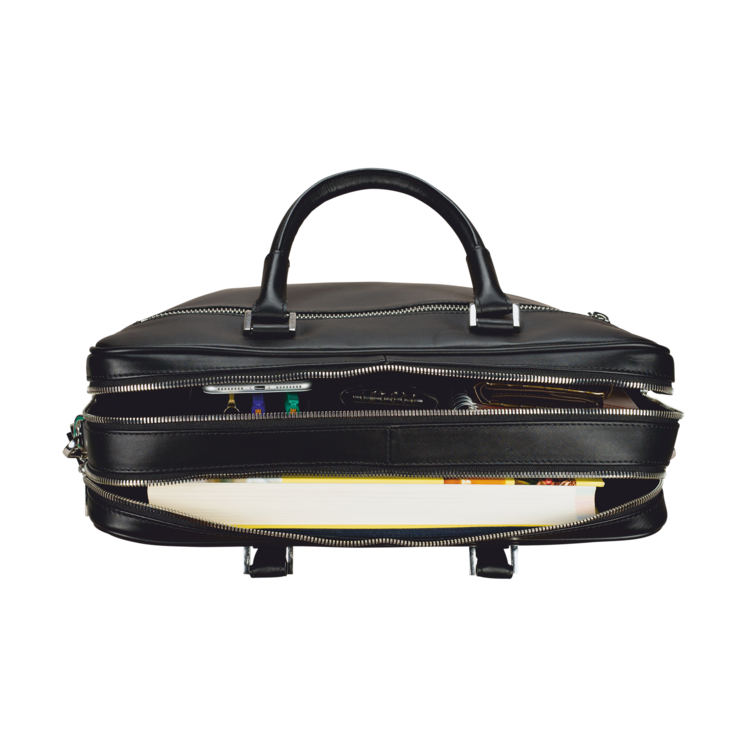 Leonhard Heyden Montreal RV-Aktenmappe 2 Fächer Schwarz