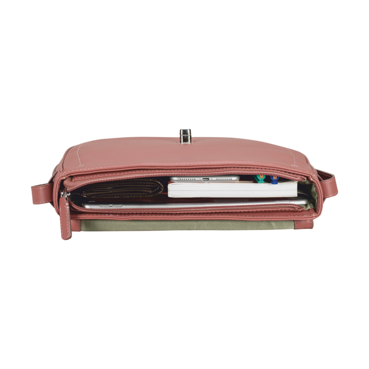 Leonhard Heyden Nizza Umhängetasche S Mit Überschlag Altrosa