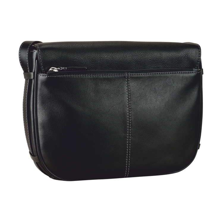 Leonhard Heyden Nizza Umhängetasche S Mit Überschlag Schwarz