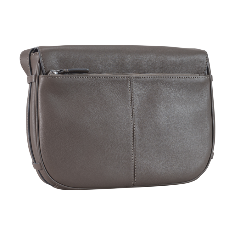 Leonhard Heyden Nizza Umhängetasche S Mit Überschlag Taupe