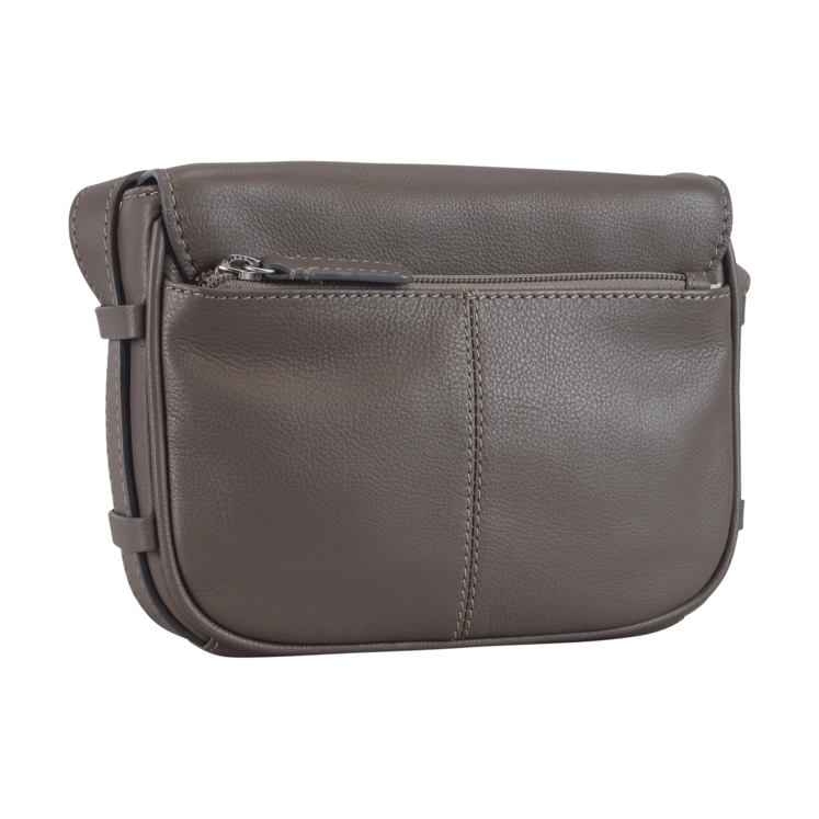 Leonhard Heyden Nizza Umhängetasche XS Mit Überschlag Taupe