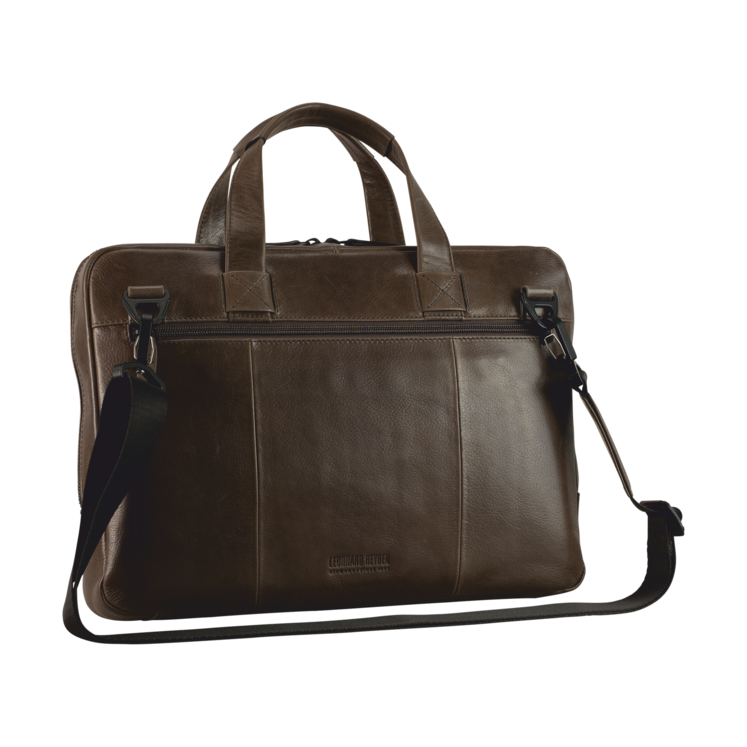 Leonhard Heyden Porto RV-Aktenmappe 1 Fach Graubraun