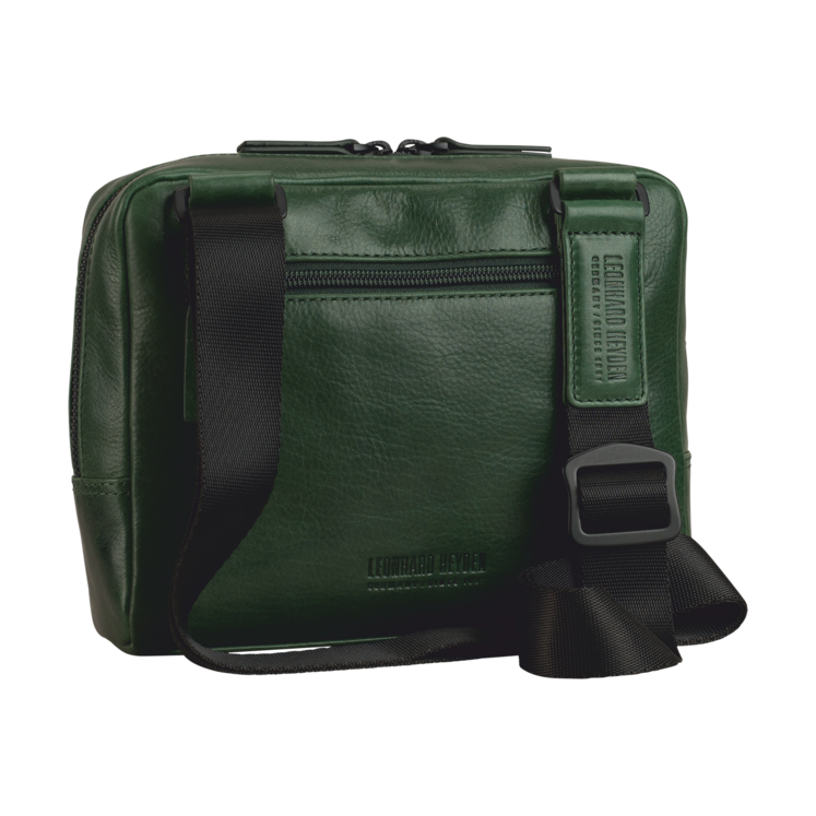 Leonhard Heyden Porto Umhängetasche XS Flaschengrün