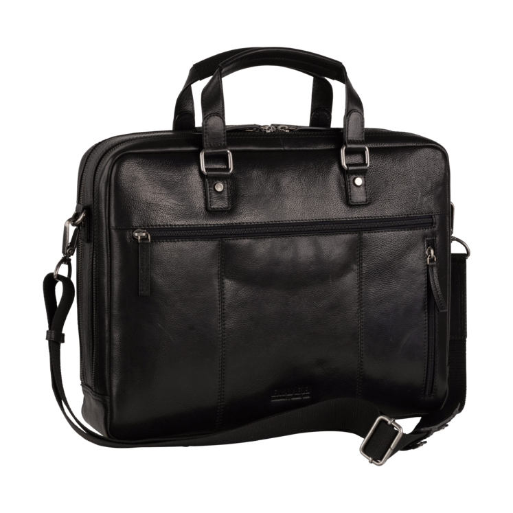 Leonhard Heyden Roma RV-Aktenmappe 2 Fächer Schwarz