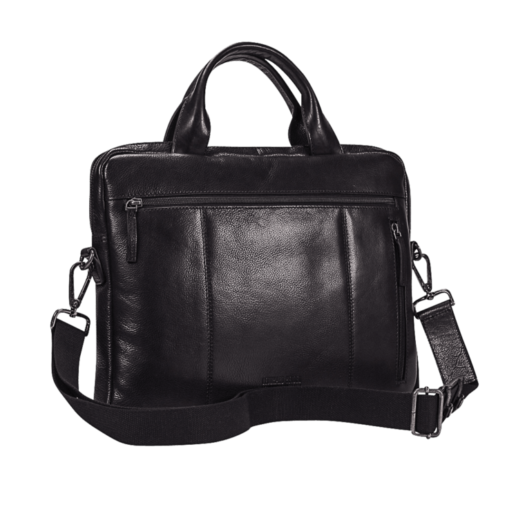 Leonhard Heyden Roma RV-Aktenmappe Slim 1 Fach Schwarz