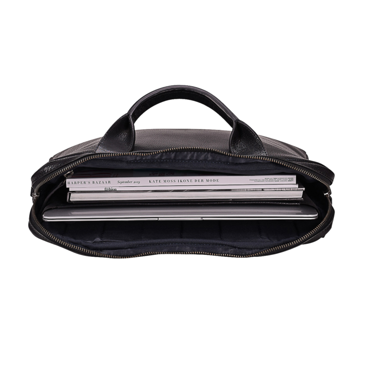 Leonhard Heyden Roma RV-Aktenmappe Slim 1 Fach Schwarz