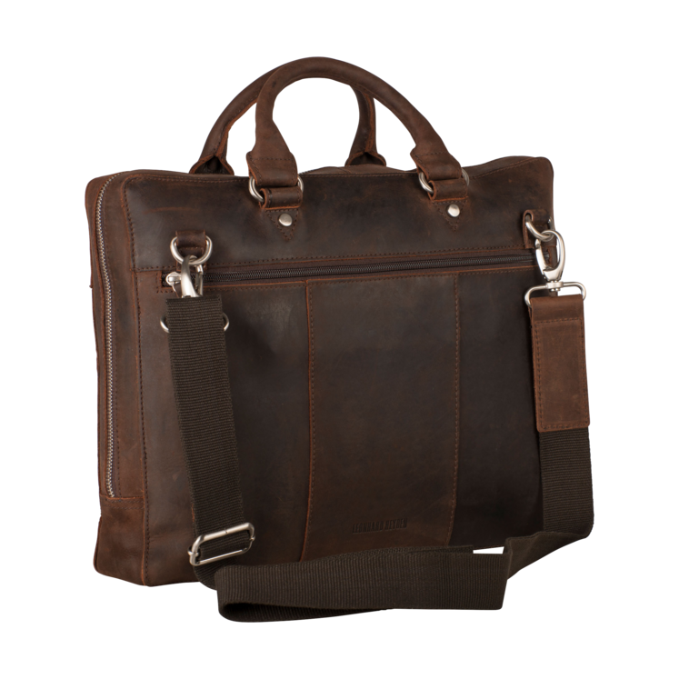 Leonhard Heyden Salisbury RV-Aktenmappe 1 Fach Braun