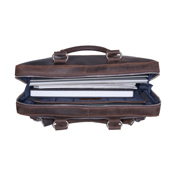 Leonhard Heyden Salisbury RV-Aktenmappe 1 Fach Braun