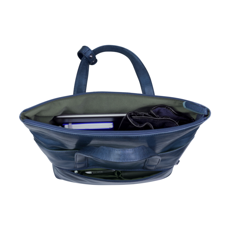 Leonhard Heyden Stockholm Kurzgriff-/Umhängetasche M Blau