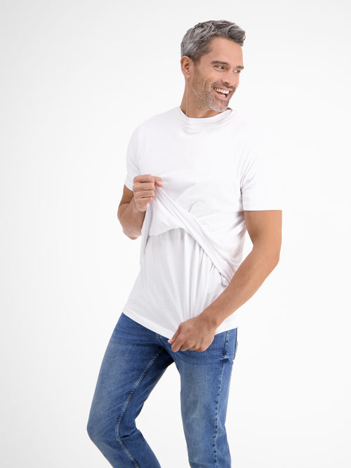Lerros Doppelpack T-Shirt für Herren, Rundhals in Premium Baumwollqualität